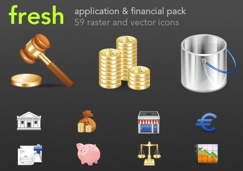 Finance and Applications Icons