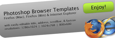 Free Photoshop Browser Templates