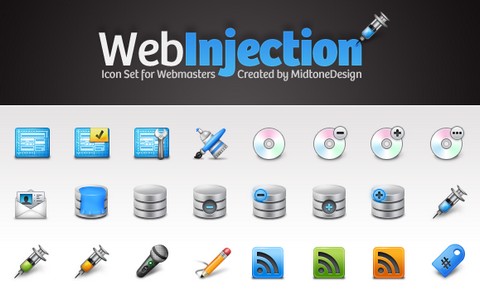 Web Injection Icon Pack