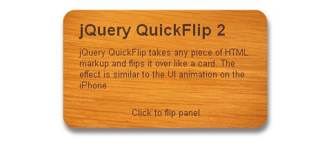 Flipping Like a Card with QuickFlip 2 jQuery Plugin | Web Resources |  WebAppers
