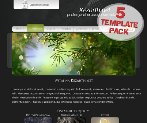  Template Free on 25 Slick Psd Website Templates Free For Download   Web Resources