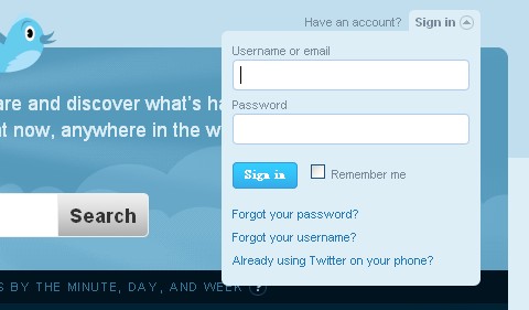 Create a Twitter Style Login Form with jQuery | Web ...