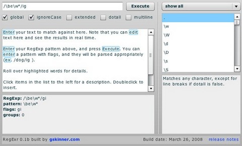 regular-expressions tool