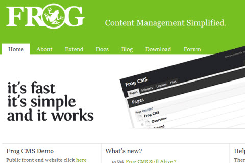 Frog CMS