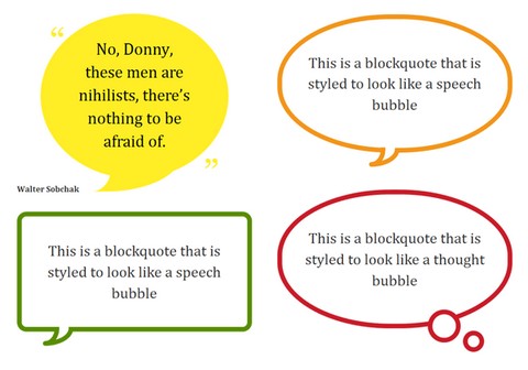 speech bubble icon. css-speech-ubbles