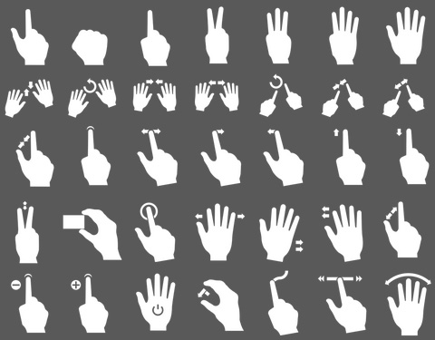 Catalog - User Interface & Gesture Icons