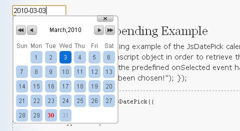 jquery-date-picker