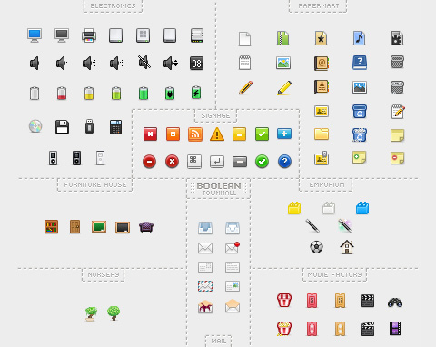 These icons are licensed under Creative Commons Attribution 3.0 license.