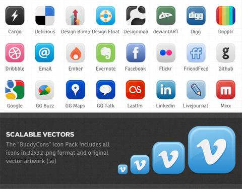 vector-social-icons