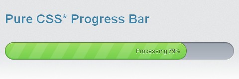 Pure CSS Progress Bar with Javascript for Animation | Web Resources |  WebAppers
