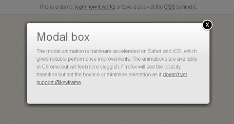 CSS Modal Box without Javascript or Images | Web Resources | WebAppers