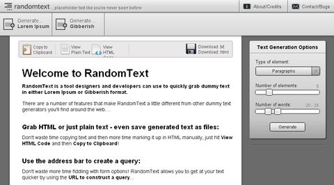 random-text-generator