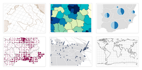 Python SVG map generator. kartograph. Requirements: jQuery and RaphaelJS