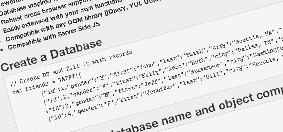 javascript-database