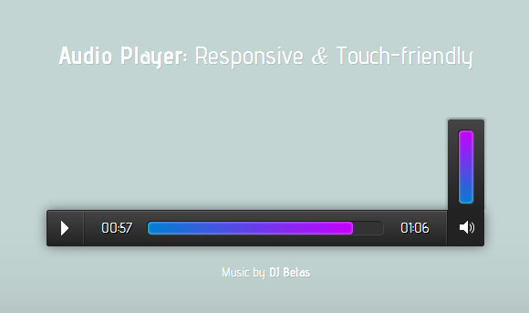 responsive-touch-audio-player