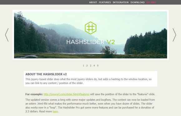 hashslider