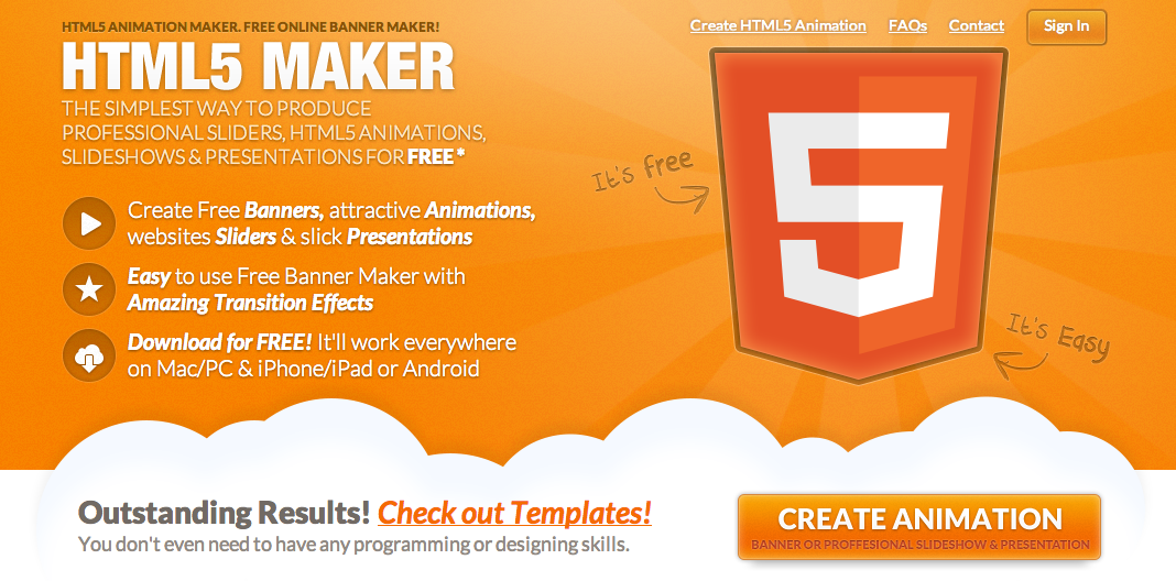 Easily Create HTML5 Animation with HTML5 Maker | Web Resources | WebAppers