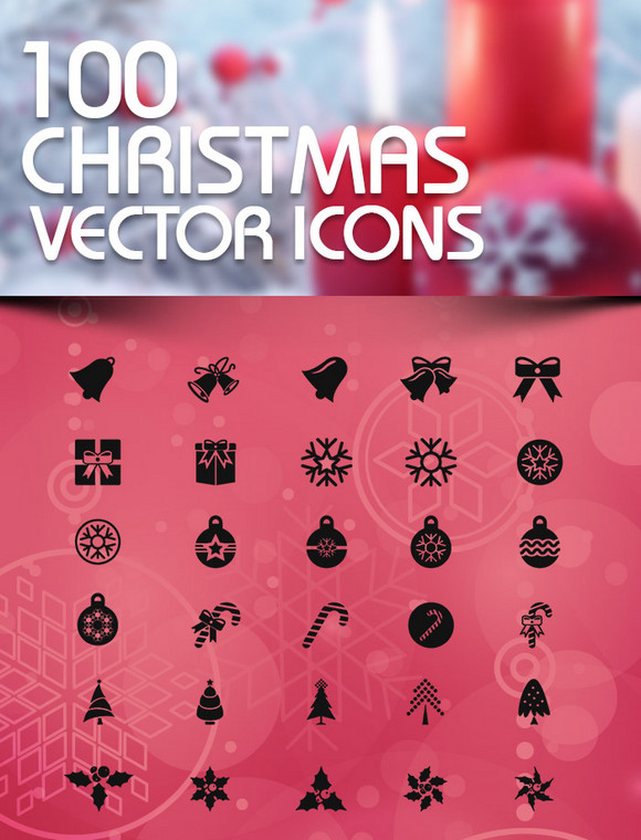 100-christmas-icons