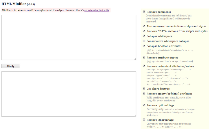 html-minifier