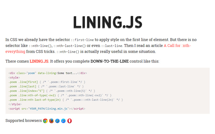 lining-js