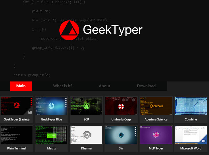 Geektyper Coding Like You Are Hacking Web Resources Webappers