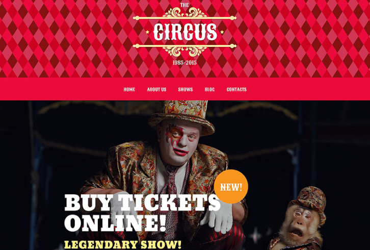 circus-tent-wordpress-theme