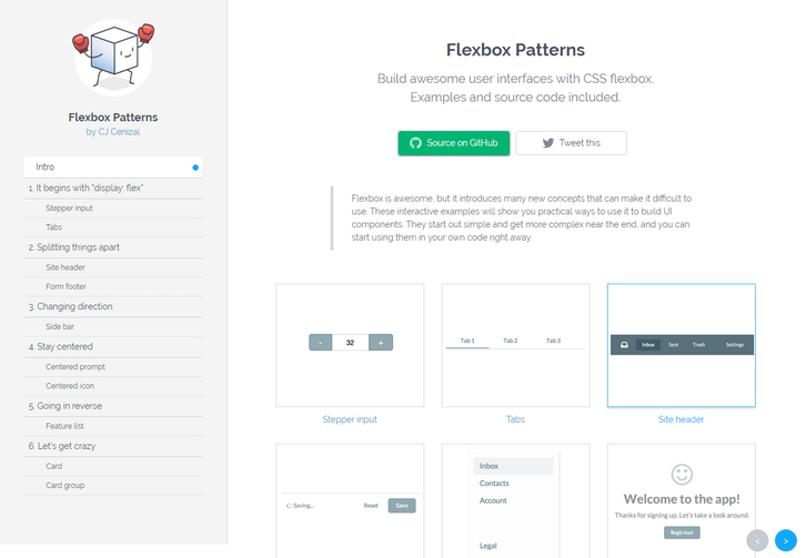 flexbox-patterns