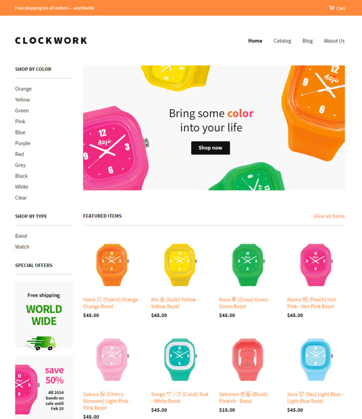 27-classic free Shopify theme