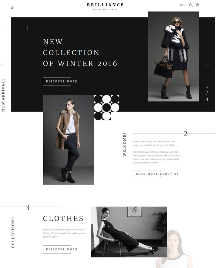 4. Brilliance Shopify theme