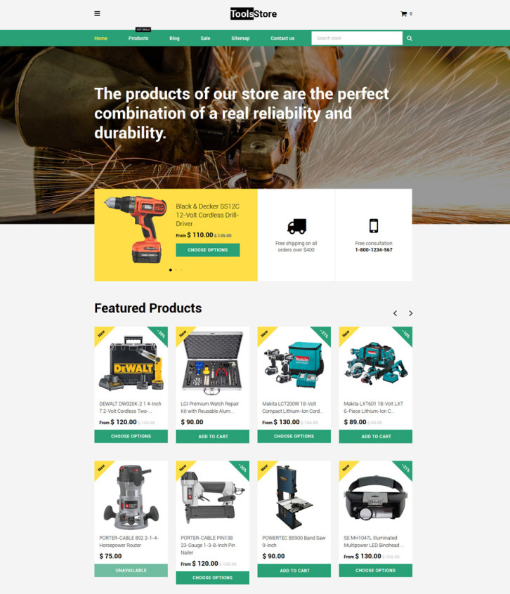 5-ToolsStore Shopify theme