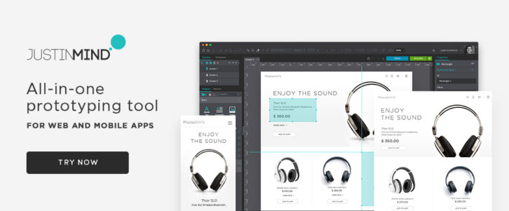 Free prototyping tool for web & mobile apps - Justinmind